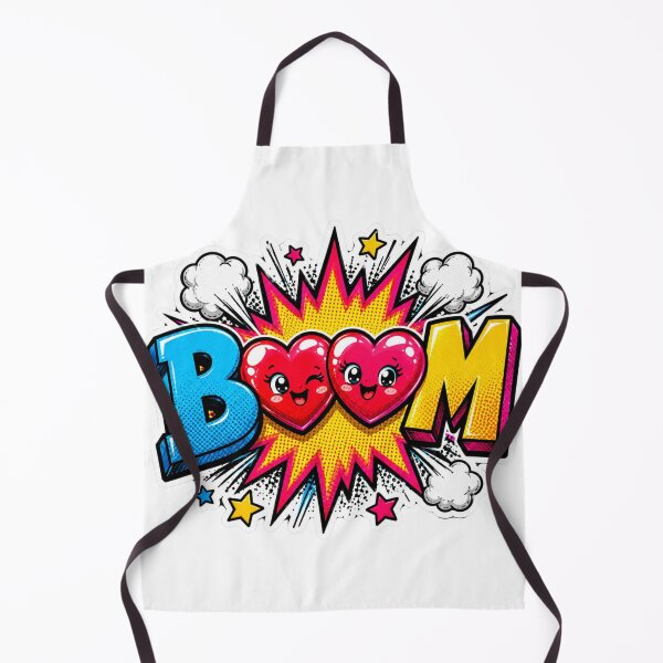 Item preview, Heart BOOM Pop Art Sticker designed and sold by Pigmentra.