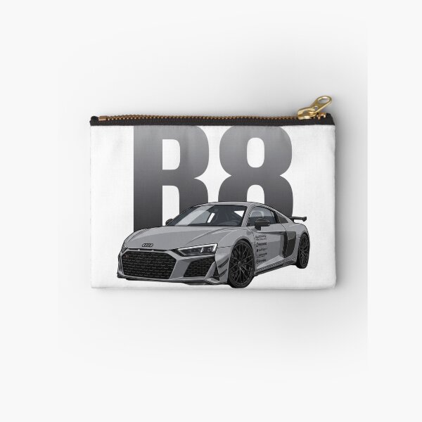 Aperçu de l'œuvre Illustration vectorielle de supercar Audi R8 V10 Nardo Gris sur fond blanc créée et vendue par Motorline44.