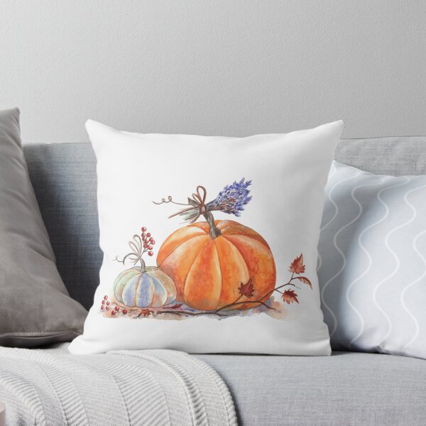 Item preview, Autumn Pumpkins and Lavender designed and sold by Flowersforbear.