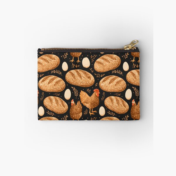 Item preview, Sourdough Bread Chicken Seamless Pattern designed and sold by palaco210.