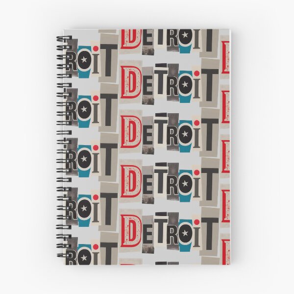 Item preview, Detroit Typography Ransom Note Letters Collage designed and sold by ThreadRiotTees.