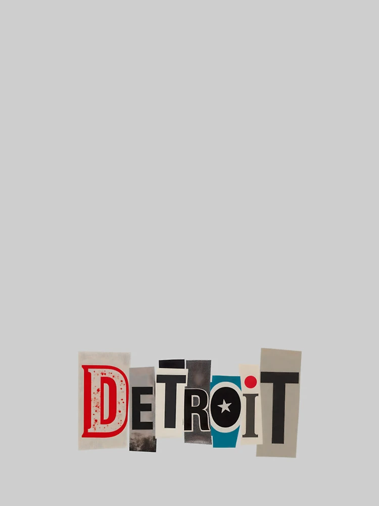 Thumbnail 4 of 4, iPhone Case, Detroit Typography Ransom Note Letters Collage designed and sold by ThreadRiotTees.