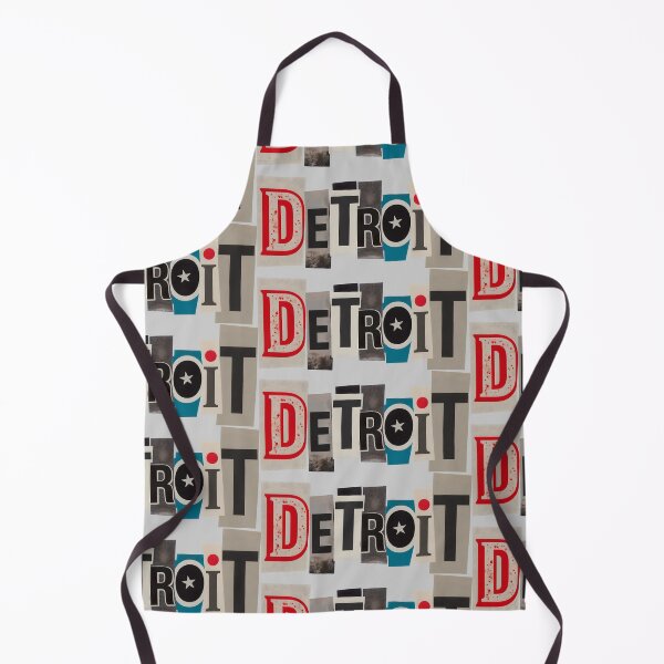Item preview, Detroit Typography Ransom Note Letters Collage designed and sold by ThreadRiotTees.