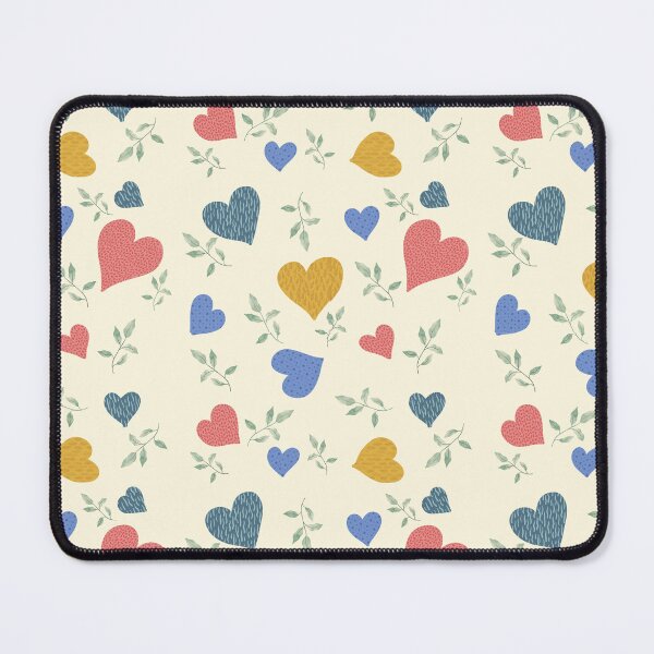 Item preview, Folk Art Inspired Heart Seamless Design designed and sold by Cato Designs.