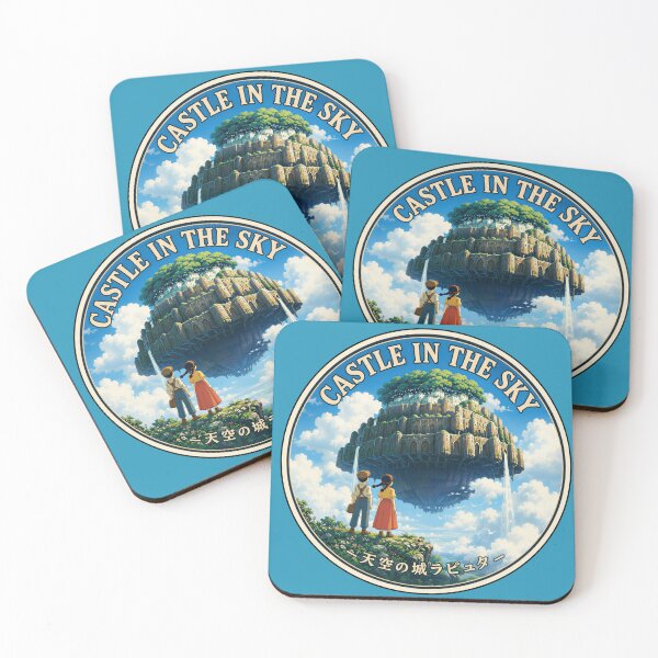 Item preview, Castle in the Sky - Retro Anime Badge designed and sold by killem667.