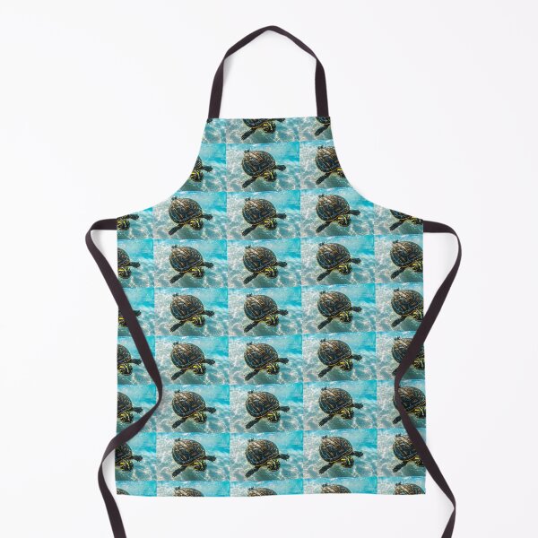 Item preview, swimming turtle designed and sold by marygeyshop.