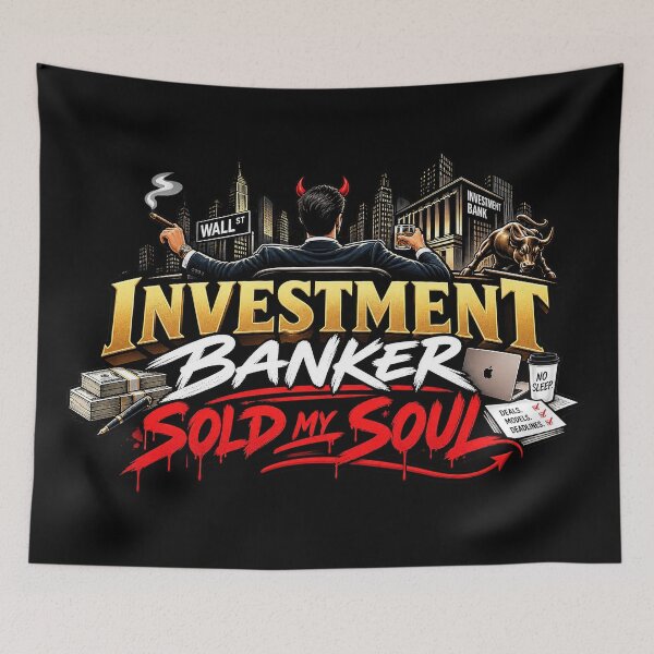 Item preview, Investment Banker I Sold My Soul For A Bonus Funny Finance Shirt designed and sold by NOVYXEL.