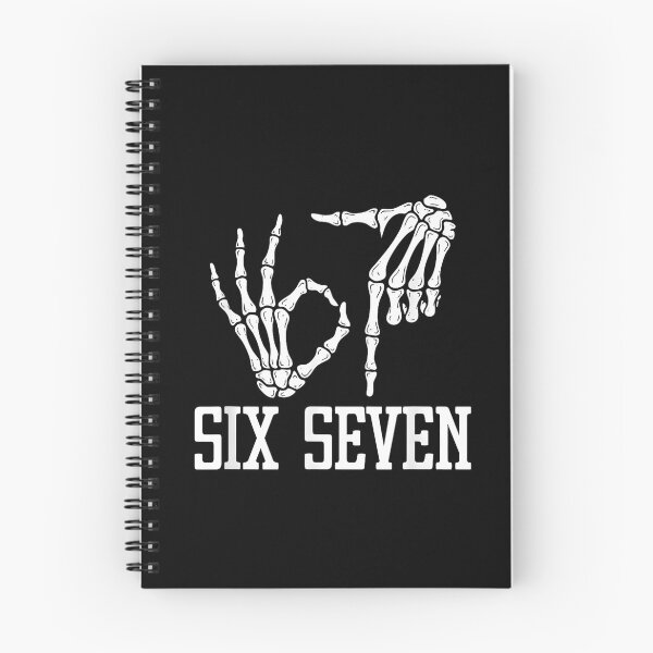 Item preview, Six Seven Skeleton Hands 67 Meme Funny Halloween Viral Trend designed and sold by Rahamkshop.