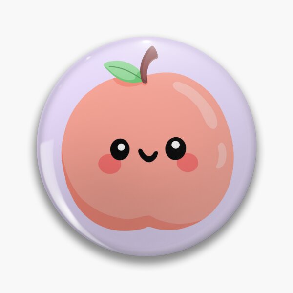 Item preview, Cute Food Peach Character designed and sold by SillyBeanUK.