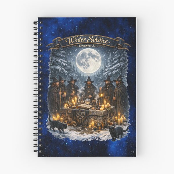 Item preview, Winter Solstice Witches – Ritual Under the Moonlight designed and sold by MysticOzzy.