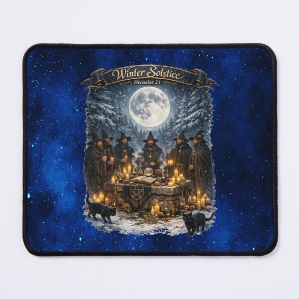 Item preview, Winter Solstice Witches – Ritual Under the Moonlight designed and sold by MysticOzzy.