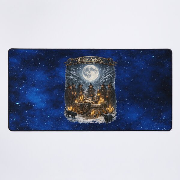 Item preview, Winter Solstice Witches – Ritual Under the Moonlight designed and sold by MysticOzzy.