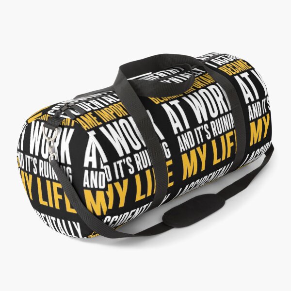 Item preview, Work Accidentally Became Important Life Quote designed and sold by anapldv.