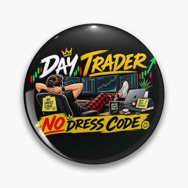 Item preview, Day Trader My Office Has No Dress Code Funny Trading Shirt designed and sold by NOVYXEL.