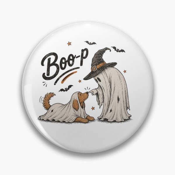 Item preview, Spooky Halloween ghost & dog  designed and sold by JonysCreativeDesigns.