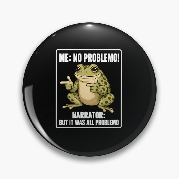 Item preview, frog No Problem Meme Frog Humor Quote for Animal Fans designed and sold by anapldv.