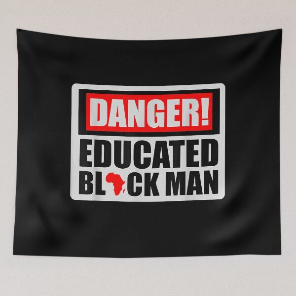Item preview, Danger Educated Black Man Pride Statement designed and sold by moabeArtistic.