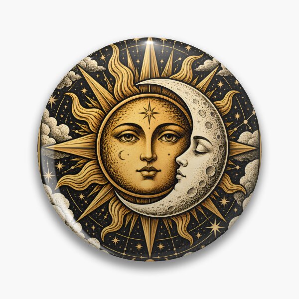 Item preview, The Sun And Moon Celestial Tarot Card designed and sold by KawaiiOrbit.