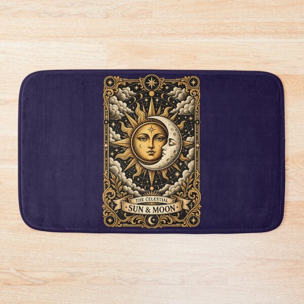 Item preview, The Sun And Moon Celestial Tarot Card designed and sold by KawaiiOrbit.