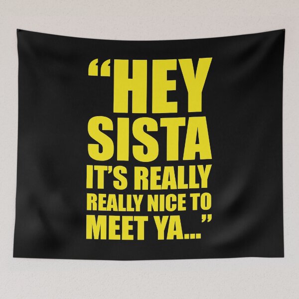 Item preview, Hey Sista Nice To Meet Ya Friendship Design designed and sold by moabeArtistic.