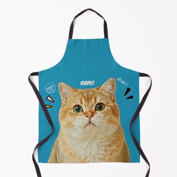 Item preview, Oops What's Up Funny Cute Ginger Cat Illustration designed and sold by Funnygiftsstudio .
