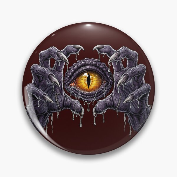 Item preview, Monster Eyeball Demonic Hands Horror Punk designed and sold by puzzell.