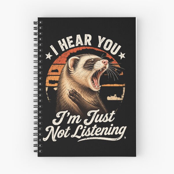 Item preview, ferret Ferret Just Not Listening Funny Sassy Vintage Graphic designed and sold by anapldv.
