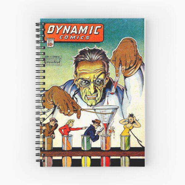 Item preview, Vintage Comic Book Wall Art, Mad Scientist Laboratory Print, Dynamic Comics Cover designed and sold by RickE.