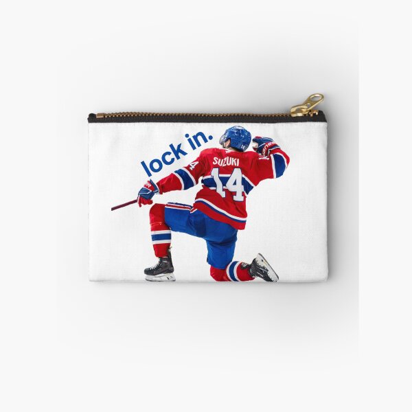 Item preview, Nick Suzuki 'lock in' celly | Montreal Canadiens Captain designed and sold by Ferne Reacts.