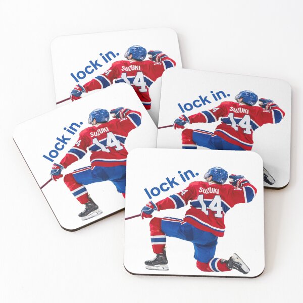 Item preview, Nick Suzuki 'lock in' celly | Montreal Canadiens Captain designed and sold by Ferne Reacts.