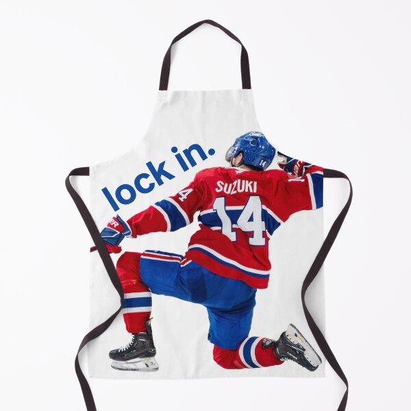 Item preview, Nick Suzuki 'lock in' celly | Montreal Canadiens Captain designed and sold by Ferne Reacts.