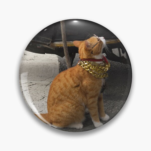 Item preview, New York City - Cool Orange Cat Wearing Gold designed and sold by orellani.
