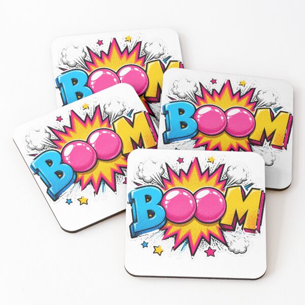 Item preview, Bubblegum BOOM Pop Art Sticker designed and sold by Pigmentra.