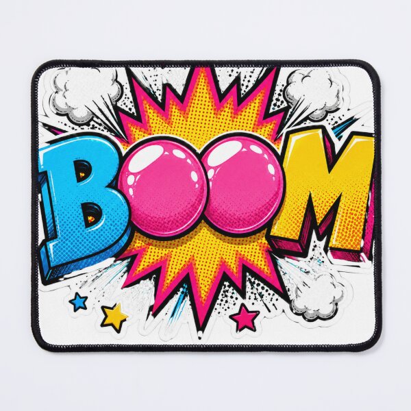 Item preview, Bubblegum BOOM Pop Art Sticker designed and sold by Pigmentra.