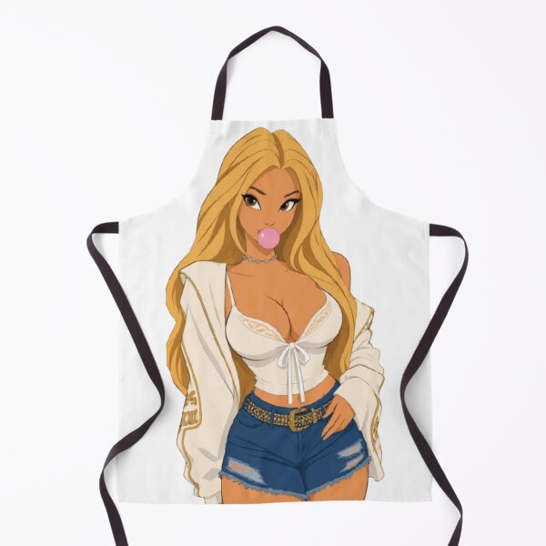Item preview, Blonde Bubblegum Pin-Up – Retro Cartoon Girl designed and sold by  Hollow Moon Studios..