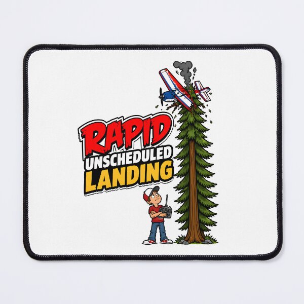 Item preview, Rapid Unscheduled Landing RC Airplane Model Aviation Pilot Funny Gift designed and sold by CleverRaccoon.
