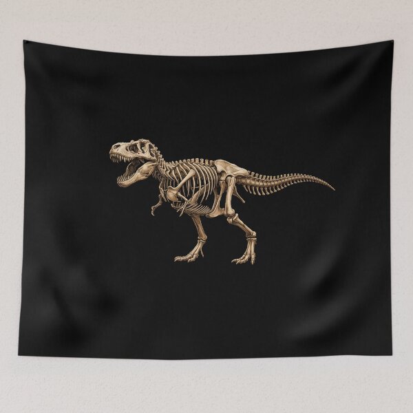Item preview, Dinosaur Skeleton Tyrannosaurus Rex Paleontology Science Fan designed and sold by w66aboo.