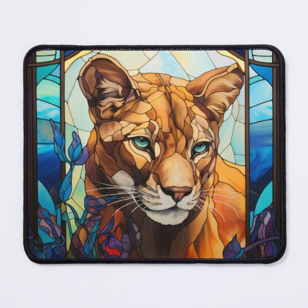 Item preview, Puma Stained Glass Art designed and sold by pinkal.