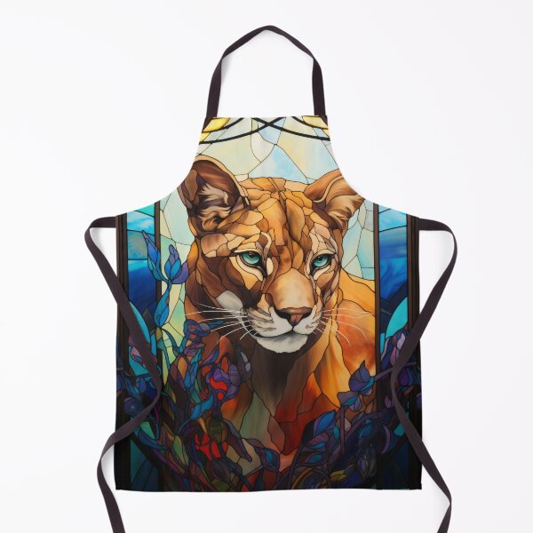 Item preview, Puma Stained Glass Art designed and sold by pinkal.