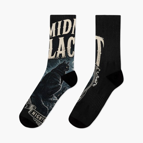 Item preview, Midnight Black Cat Night Watcher Dark Realistic designed and sold by RoyesButler.