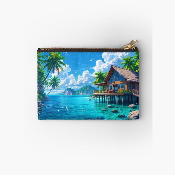Item preview, Beautiful Beach Hut designed and sold by Neon Jungle.