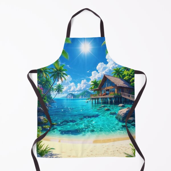 Item preview, Beautiful Beach Hut designed and sold by Neon Jungle.