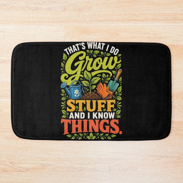 Item preview, gardening Grow Stuff And Know Things Plant Lover Gift designed and sold by anapldv.
