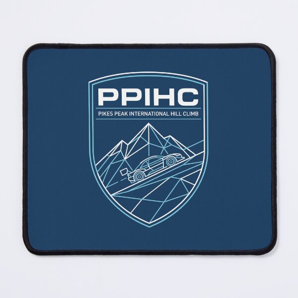 Item preview, PPIHC Pikes Peak International Hill Climb Geometric Line Art Crest designed and sold by KiwiRider.