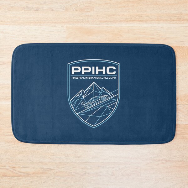 Item preview, PPIHC Pikes Peak International Hill Climb Geometric Line Art Crest designed and sold by KiwiRider.