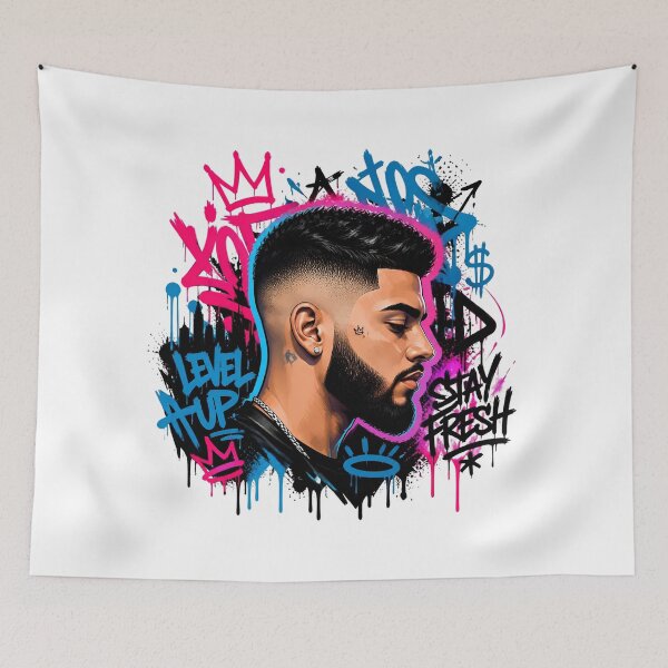 Item preview, Urban Barber Graffiti Fresh Fade Level Up designed and sold by Barber MD Culture.