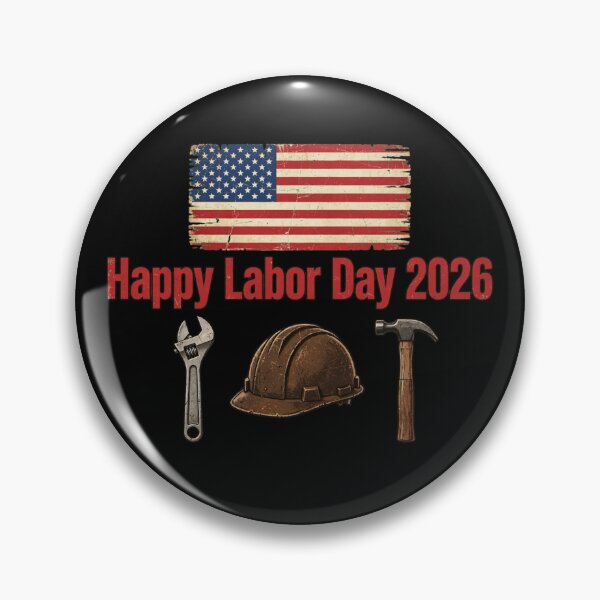 Item preview, Happy Labor Day 2026 American Flag Construction Worker Tools designed and sold by Fulaly.