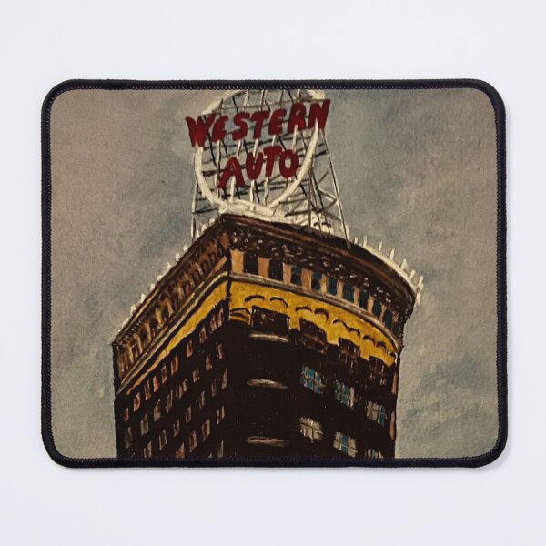 Item preview, Western Auto Building – Kansas City Landmark Art designed and sold by BirdandaBrush.