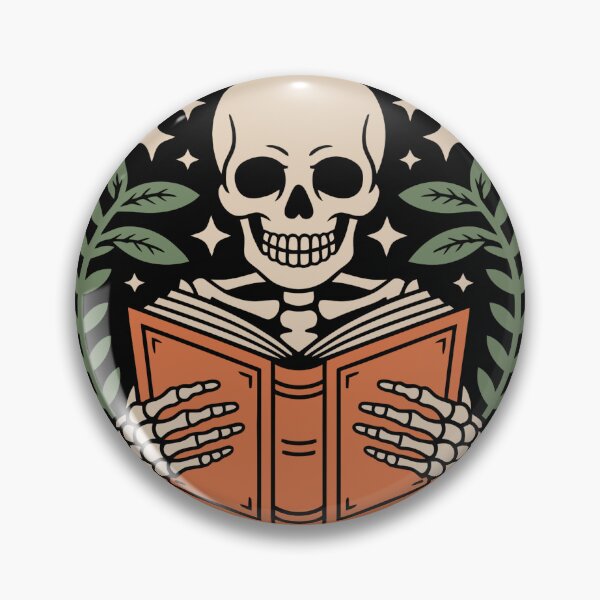 Item preview, Skeleton Reading designed and sold by Tickety Boo.