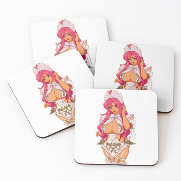 Item preview, Pink Haired Maid Pin-Up – Retro Cartoon Girl designed and sold by  Hollow Moon Studios..